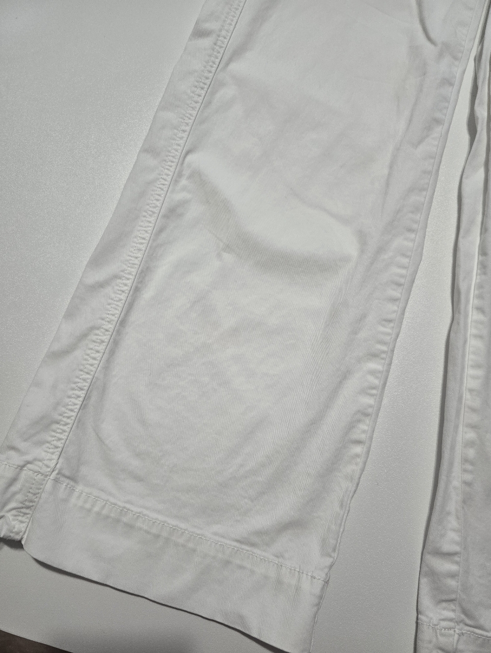 Joe's Jeans White Wide-Leg High-Rise Pants - Picture 3 of 16
